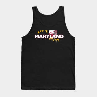 Maryland Colored State Tank Top